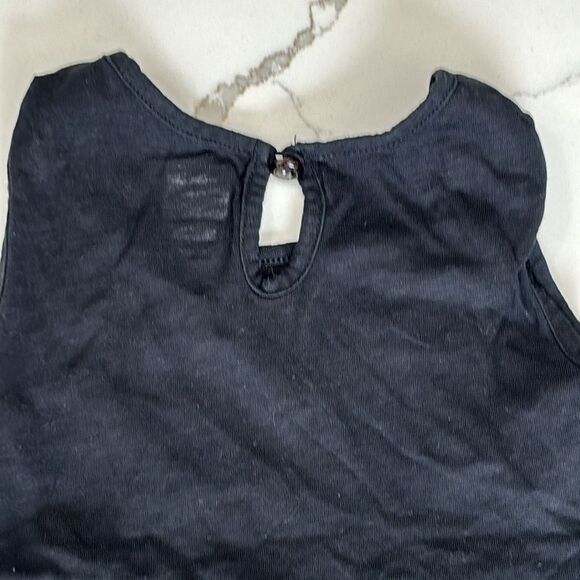Old Navy | Girls Black Tank Top Blouse High Low - Picture 8 of 9